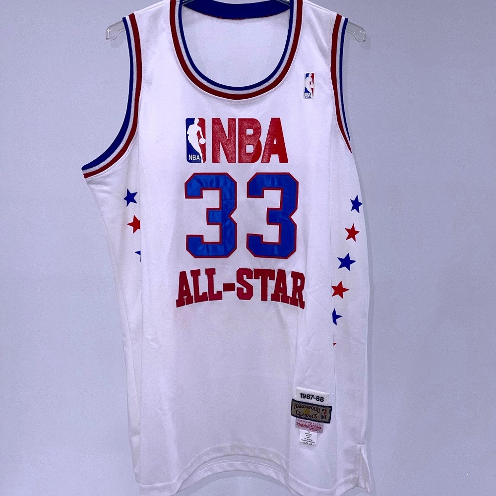Vintage Mitchell & Ness LARRY BIRD All Star Jersey #33 Celtics 1987-88 Size 58